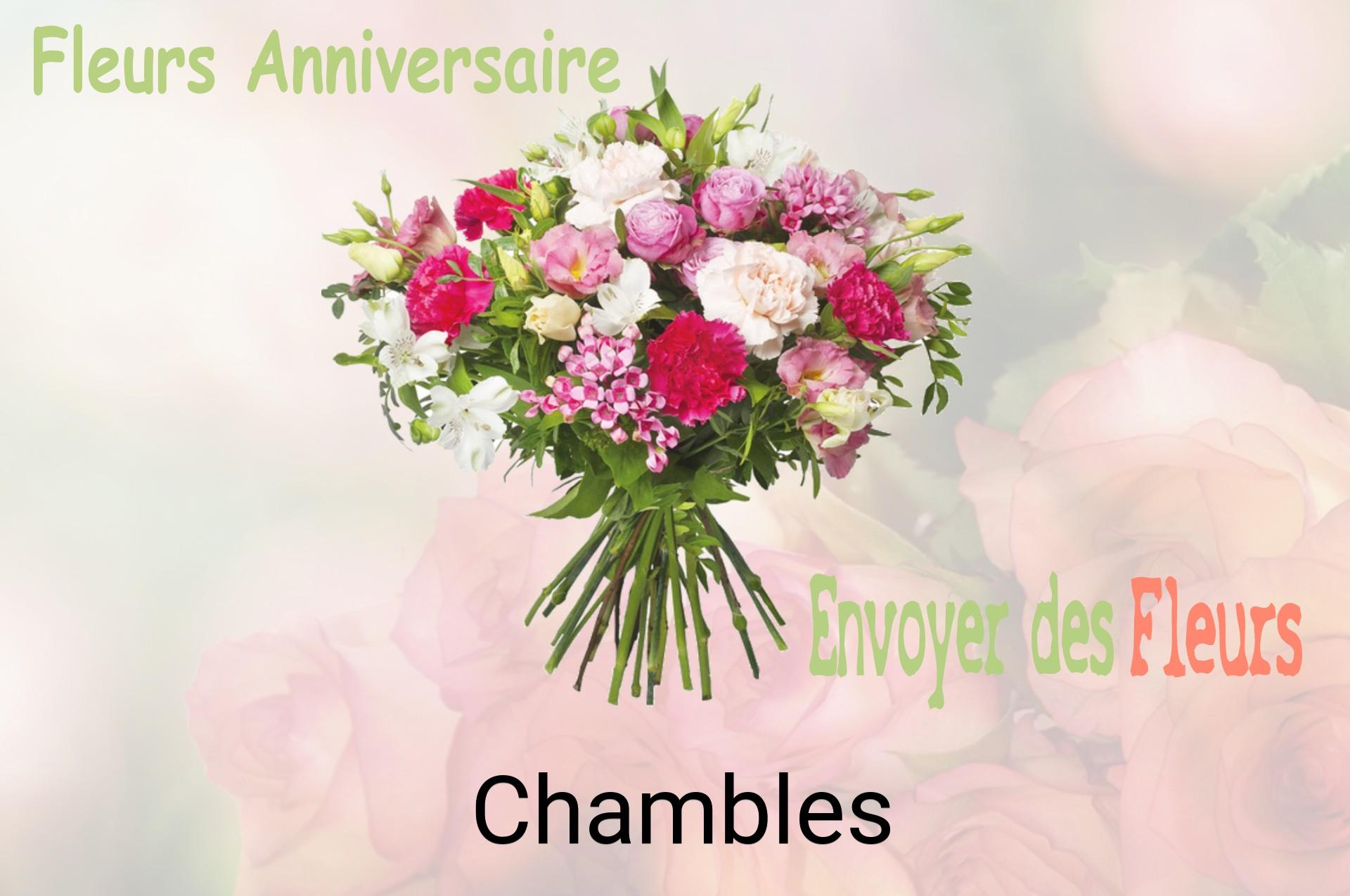 Bouquet de fleurs d’anniversaire livré à Chambles